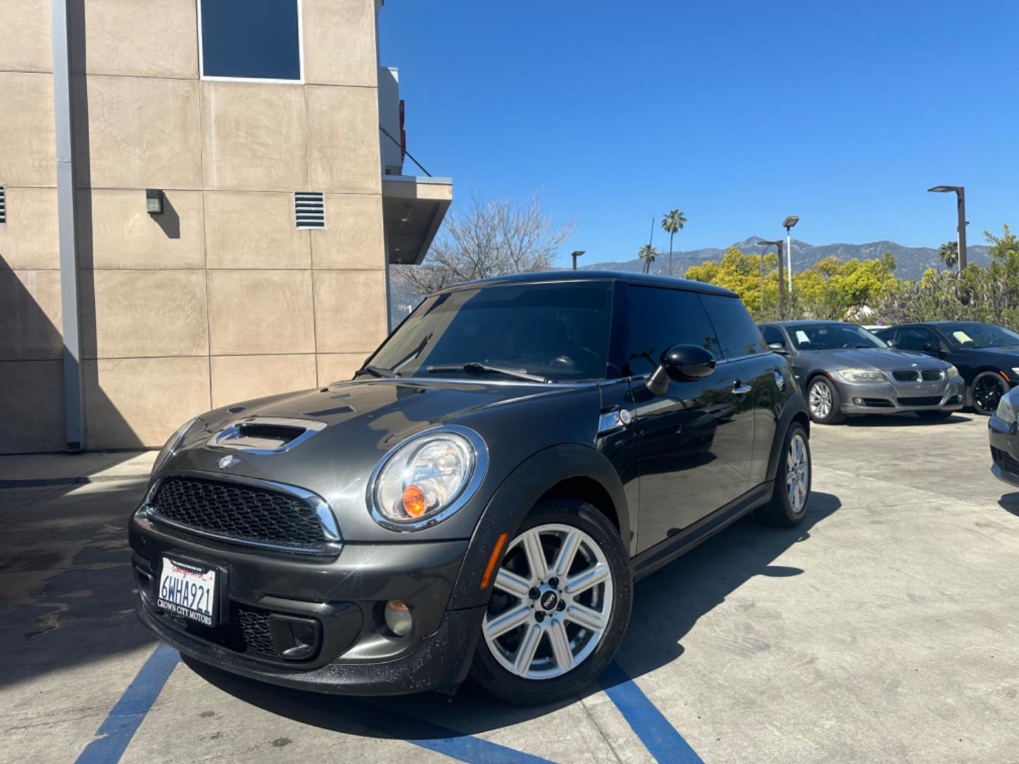 2012 Black /Black Mini Cooper Cloth (WMWSV3C52CT) with an 4Cylinder engine, Manual transmission, located at 30 S. Berkeley Avenue, Pasadena, CA, 91107, (626) 248-7567, 34.145447, -118.109398 - Tank : 13.20 Anti-Brake System : 4-Wheel ABS Steering Type : Rack & Pinion Front Brake Type : Disc Rear Brake Type : Disc Turning Diameter : 35.10 Front Suspension : Ind Rear Suspension : Ind Front Spring Type : Coil Rear Spring Type : Coil Tires : 195/55R16 Front Headroom : 38.80 Re - Photo#0